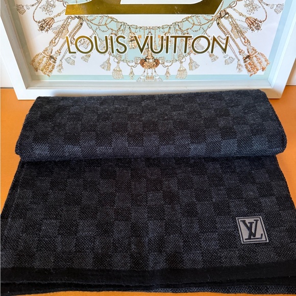 Louis Vuitton Petit Damier Graphite LV Logo
Wool Scarf - Picture 3 of 15